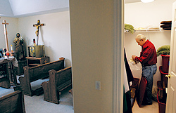 Mr. Snelius at a chapel